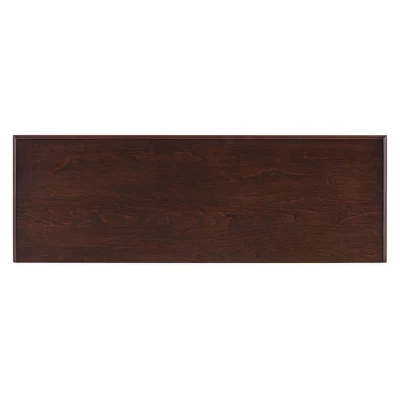 ModernLuxe 38" Rustic Console Table with 2 Drawers and Open Shelf 14 ModernLuxe 38" Rustic Console Table with 2 Drawers and Open Shelf - Image 12