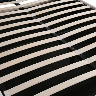 Upholstered Bed With LED Light, Bluetooth Player And USB Charging, Hydraulic Storage Bed In Velvet Fabric-ModernLuxe 10 Upholstered Bed With LED Light, Bluetooth Player And USB Charging, Hydraulic Storage Bed In Velvet Fabric-ModernLuxe - Image 8