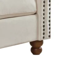 ModernLuxe 80.3" Classic Chesterfield Upholstered Fabric Sofa -Luxe Furniture Sale GUEST 67303a56 4f3f 40c7 877d 3e27ac85827a