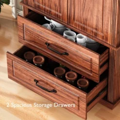 ModernLuxe 71"H Farmhouse Kitchen Pantry Cabinet with 2 Drawers & 8 Door Shelves 24 ModernLuxe 71"H Farmhouse Kitchen Pantry Cabinet with 2 Drawers & 8 Door Shelves -Luxe Furniture Sale GUEST 685ab0ff 13f5 444e a985 5c1239f5065d