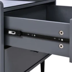 Modern Nightstand With Wireless Charging, USB Port And Adjustable LED Lights, End Table With 2 Drawers-ModernLuxe -Luxe Furniture Sale GUEST 68d63dce 720e 4be5 b449 4351eadebc35