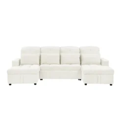 ModernLuxe 110.2" U-Shaped Sectional Sofa Bed with Dual Storage & USB -Luxe Furniture Sale GUEST 68fdb2bd 925b 4810 8a26 c831b8d27c5a