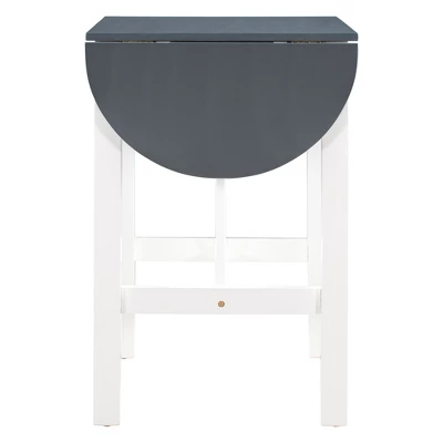 3-Piece Wood Counter Height Drop Leaf Dining Table Set-ModernLuxe 11 3-Piece Wood Counter Height Drop Leaf Dining Table Set-ModernLuxe - Image 9