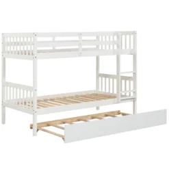 ModernLuxe Twin Over Twin Wood Bunk Bed with Trundle and Safety Ladder 14 ModernLuxe Twin Over Twin Wood Bunk Bed with Trundle and Safety Ladder -Luxe Furniture Sale GUEST 69b66f23 2c3c 4c06 b01b 6daa9181e388