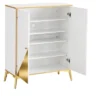 Modern Elegant Storage Cabinet, Gold+White - ModernLuxe -Luxe Furniture Sale GUEST 6c7d406e bc02 4c18 ab15 d63e8d8b32ba