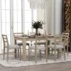 ModernLuxe 7-Piece Extendable Dining Table Set with 6 Upholstered Chairs -Luxe Furniture Sale GUEST 6d7f6e27 65ed 4671 86d9 a39bcb44e795