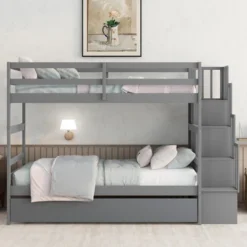 ModernLuxe Twin Over Twin Bunk Bed with Trundle, Stairs, and Storage Shelves 12 ModernLuxe Twin Over Twin Bunk Bed with Trundle, Stairs, and Storage Shelves -Luxe Furniture Sale GUEST 6d92fa85 bba1 4ade 8b7c b8e8e2508eb7
