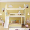 ModernLuxe Twin Over Twin House Bunk Bed with Slide and Ladder 1 ModernLuxe Twin Over Twin House Bunk Bed with Slide and Ladder -Luxe Furniture Sale GUEST 6de057f7 c804 4740 b39a e890ca299a36