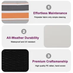 ModernLuxe 2-Seater Patio PE Wicker Porch Swing with Cushions and Chains 21 ModernLuxe 2-Seater Patio PE Wicker Porch Swing with Cushions and Chains -Luxe Furniture Sale GUEST 6f753be3 07cc 43bc bbbb 0eb577fc5165