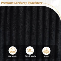 133" Corduroy Modern Sofa With USB Ports, Hidden Storage Arms & Cup Holders, 4-Seater Sofa Couch For Living Room - ModernLuxe 18 133" Corduroy Modern Sofa With USB Ports, Hidden Storage Arms & Cup Holders, 4-Seater Sofa Couch For Living Room - ModernLuxe -Luxe Furniture Sale GUEST 70bc6472 9038 4f86 8b51 4d6722acbffb