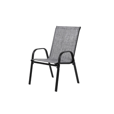 ModernLuxe Set of 2 Outdoor Patio Chairs with Breathable Textilene & Steel Frame 6 ModernLuxe Set of 2 Outdoor Patio Chairs with Breathable Textilene & Steel Frame - Image 4