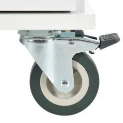 52.7 In. W Mobile Kitchen Island With Drop Leaf Wood Top, Spice Rack And Locking Wheels-ModernLuxe 25 52.7 In. W Mobile Kitchen Island With Drop Leaf Wood Top, Spice Rack And Locking Wheels-ModernLuxe -Luxe Furniture Sale GUEST 7303f3be e5ca 430f afce 55183dfac7b3