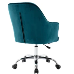ModernLuxe Velvet Home Office Swivel Shell Chair - Ergonomic Task Chair -Luxe Furniture Sale GUEST 7418a1a5 301a 4c56 80f1 db2753518984