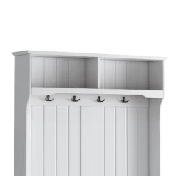 40" 3-in-1 Design Hall Tree With 4 Hooks, Coat Hanger And Entryway Storage Bench - ModernLuxe -Luxe Furniture Sale GUEST 7478f39a e74d 4235 9bff 7f8fbd4d65f1