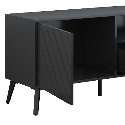 ModernLuxe 67" Modern TV Stand for TVs up to 70" with Storage & Drawer 11 ModernLuxe 67" Modern TV Stand for TVs up to 70" with Storage & Drawer - Image 9