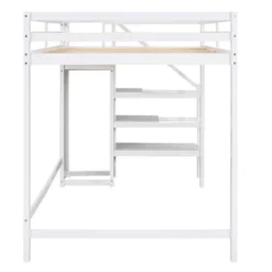 Full Size Loft Bed With Built-in Storage Wardrobe And Stairs-ModernLuxe -Luxe Furniture Sale GUEST 759c6da5 4d52 434a b5d8 f1aea4b511cd