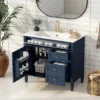 36''W Bathroom Vanity With Top Sink, Modern Bathroom Storage Cabinet With 2 Drawers And 1 Tip-Out Drawer - ModernLuxe 2 36''W Bathroom Vanity With Top Sink, Modern Bathroom Storage Cabinet With 2 Drawers And 1 Tip-Out Drawer - ModernLuxe -Luxe Furniture Sale GUEST 75a4e963 6163 49a2 b3e1 6f703f25c919