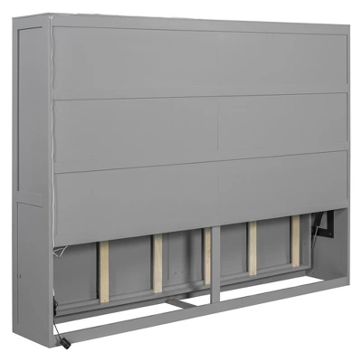 ModernLuxe Queen Murphy Wall Bed with LED Lights & Dual Piston System 13 ModernLuxe Queen Murphy Wall Bed with LED Lights & Dual Piston System - Image 11