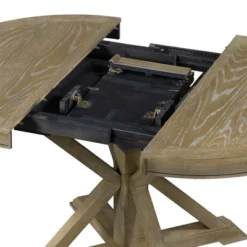 ModernLuxe 5-Piece Extendable Wood Dining Set with 4 Upholstered Chairs -Luxe Furniture Sale GUEST 795d77f3 fc46 464d a313 f811b60bf3c2