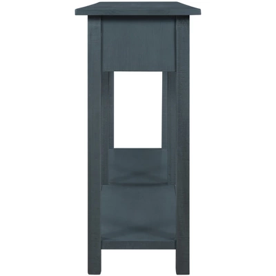 Rustic Console Table With Drawer And Bottom Shelf-ModernLuxe 5 Rustic Console Table With Drawer And Bottom Shelf-ModernLuxe - Image 3