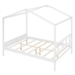 Full Size Wood House Bed Frame With Storage Space-ModernLuxe -Luxe Furniture Sale GUEST 79f22781 2426 4de5 b486 2f93ff45242d