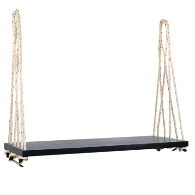 ModernLuxe Patio Wooden Swing Chair - Hanging Porch Bench with Cushions 11 ModernLuxe Patio Wooden Swing Chair - Hanging Porch Bench with Cushions - Image 9