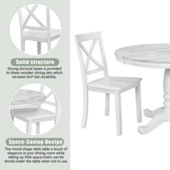 ModernLuxe 5-Piece White Solid Wood Dining Table and Chairs Set 21 ModernLuxe 5-Piece White Solid Wood Dining Table and Chairs Set -Luxe Furniture Sale GUEST 7a8e22ed f03d 42c8 9d26 2a81a4ca7af4