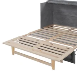 Queen/Full Size Wooden Murphy Bed Wall Bed With A Large Drawer And Charging Outlets 4S -ModernLuxe -Luxe Furniture Sale GUEST 7b27886a 528e 4695 973e 67b41d1ae4ce