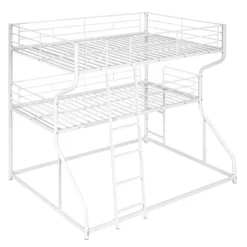 ModernLuxe Metal Triple Bunk Bed with Ladder - Full XL, Twin XL & Queen Sizes 14 ModernLuxe Metal Triple Bunk Bed with Ladder - Full XL, Twin XL & Queen Sizes -Luxe Furniture Sale GUEST 7b9307f2 a486 42ac 93ae 923db6363d39
