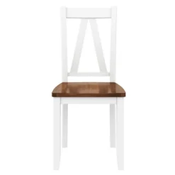 Farmhouse 6-Piece Wood Dining Table Set With Long Bench And 4 Dining Chairs-ModernLuxe -Luxe Furniture Sale GUEST 7bf9e981 d939 4366 a0fa be99639ce08b