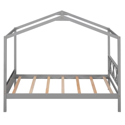 Twin Size Wood House Bed Frame With Storage Space-ModernLuxe 9 Twin Size Wood House Bed Frame With Storage Space-ModernLuxe - Image 7
