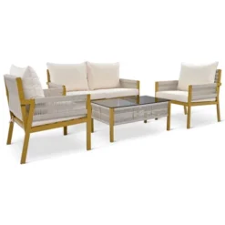 ModernLuxe 4-Piece Rope Patio Conversation Set with Tempered Glass Table 21 ModernLuxe 4-Piece Rope Patio Conversation Set with Tempered Glass Table -Luxe Furniture Sale GUEST 7c506d8b de3a 44cb a909 717b00021166