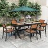 ModernLuxe 7-Piece Outdoor Dining Set with Extendable Table & 6 Chairs -Luxe Furniture Sale GUEST 7d65509d a480 4143 afb3 3d00faac91f1