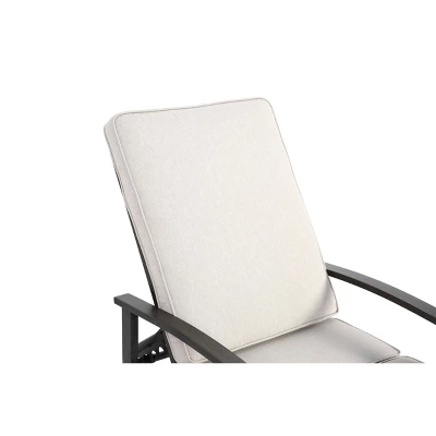 ModernLuxe Aluminium Cast Patio Chaise Lounge with Adjustable Backrest 9 ModernLuxe Aluminium Cast Patio Chaise Lounge with Adjustable Backrest - Image 7