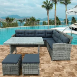 ModernLuxe 6-Piece Outdoor Patio Sectional Sofa Set with Tempered Glass Table 27 ModernLuxe 6-Piece Outdoor Patio Sectional Sofa Set with Tempered Glass Table -Luxe Furniture Sale GUEST 7fb83d47 f18e 4755 a6bb 62804ed41c7f