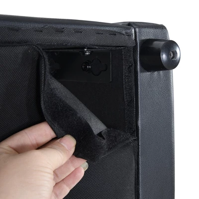 Upholstered Faux Leather Platform Bed With A Hydraulic Storage System-ModernLuxe 13 Upholstered Faux Leather Platform Bed With A Hydraulic Storage System-ModernLuxe - Image 11