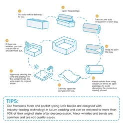 1/2/3/4pcs Oversized Modular Sectional Sofa, Boucle Convertible Floor Sofa Couch Set 4B -ModernLuxe -Luxe Furniture Sale GUEST 80fb81ee 6f98 4a65 8058 cc1368047988