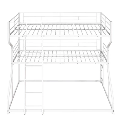 ModernLuxe Metal Triple Bunk Bed with Ladder - Full XL, Twin XL & Queen Sizes 7 ModernLuxe Metal Triple Bunk Bed with Ladder - Full XL, Twin XL & Queen Sizes - Image 5