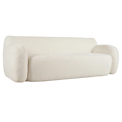 ModernLuxe 85.8" Minimalist Curved Upholstered 3-Seat Sofa 7 ModernLuxe 85.8" Minimalist Curved Upholstered 3-Seat Sofa - Image 5