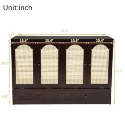 ModernLuxe Queen Size Murphy Cabinet Bed with Rattan Panel & Integrated Charging Station 19 ModernLuxe Queen Size Murphy Cabinet Bed with Rattan Panel & Integrated Charging Station -Luxe Furniture Sale GUEST 86784a27 749a 4fd5 a8ac a3326c75fe8e