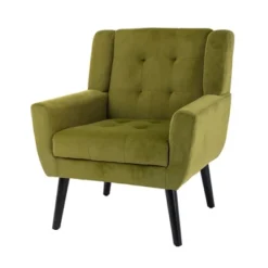 Modern Soft Velvet Upholstered Accent Chair With Armrests - ModernLuxe 13 Modern Soft Velvet Upholstered Accent Chair With Armrests - ModernLuxe -Luxe Furniture Sale GUEST 87969690 cac3 4452 8a98 df3e3ae79789