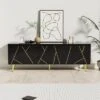 Modern TV Stand For 65" TV With Large Storage, Black - ModernLuxe -Luxe Furniture Sale GUEST 89bf7b68 b835 4318 9361 f7ad72b4b31c