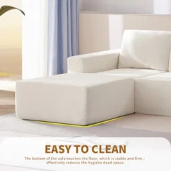 110"W Modular U-Shaped Sectional Sofa, Luxury Chenille Upholstered Foam-Filled Floor Couch Set - ModernLuxe 21 110"W Modular U-Shaped Sectional Sofa, Luxury Chenille Upholstered Foam-Filled Floor Couch Set - ModernLuxe -Luxe Furniture Sale GUEST 8a3682c7 abe2 4e44 b91b 35f40512d328