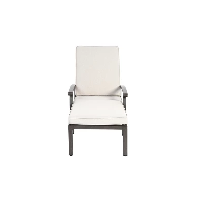 ModernLuxe Aluminium Cast Patio Chaise Lounge with Adjustable Backrest 8 ModernLuxe Aluminium Cast Patio Chaise Lounge with Adjustable Backrest - Image 6