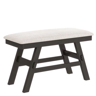 ModernLuxe 6-Piece Rustic Wood Counter Height Dining Set with Storage Shelf, 4 Chairs & Bench 7 ModernLuxe 6-Piece Rustic Wood Counter Height Dining Set with Storage Shelf, 4 Chairs & Bench - Image 5