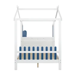 Full Size Platform Bed With Built-in Desk, Two Drawers And Individual Pen Storage - ModernLuxe -Luxe Furniture Sale GUEST 8c099ce4 4740 4f8d 8126 4a8d4ed05e50