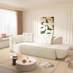 ModernLuxe 3-in-1 Convertible Sofa Bed with Sparkling Chenille & 2 Pillows -Luxe Furniture Sale GUEST 8df7b4b0 ed01 49c9 a0d8 0ecd8e629b46