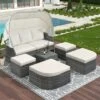 ModernLuxe Patio PE Rattan Daybed with Retractable Canopy 1 ModernLuxe Patio PE Rattan Daybed with Retractable Canopy -Luxe Furniture Sale GUEST 8f22dfa1 a42c 473d 8faf ccab7d34d66d