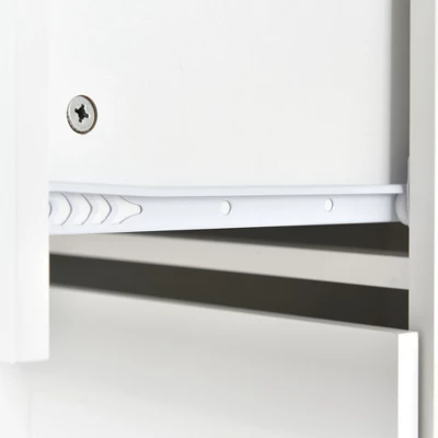 52.7 In. W Mobile Kitchen Island With Drop Leaf Wood Top, Spice Rack And Locking Wheels-ModernLuxe 11 52.7 In. W Mobile Kitchen Island With Drop Leaf Wood Top, Spice Rack And Locking Wheels-ModernLuxe - Image 9