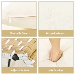 ModernLuxe Round Outdoor Rattan Sectional Daybed with Retractable Canopy -Luxe Furniture Sale GUEST 90fe0846 4c63 459a 912f 96e8e4330703